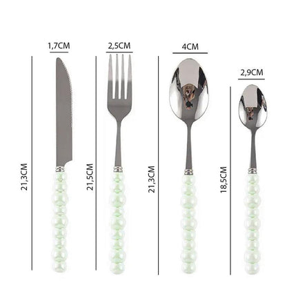 Couverts Perle Élégance – Design Luxueux et Unique