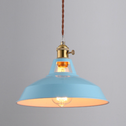 Suspension LED Design en Métal Coloré Loft | Éclairage Industriel et Moderne