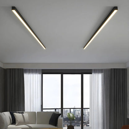 Plafonnier LED Minimaliste Linéaire Moderne