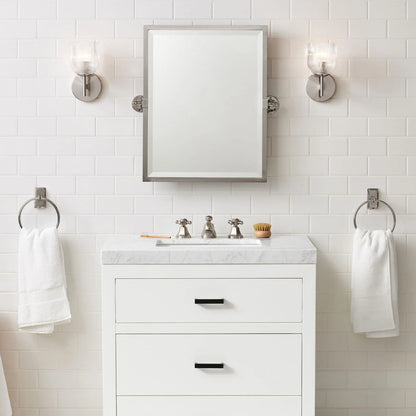 Applique Murale Verre Strié, Finition Cuivre Rustique