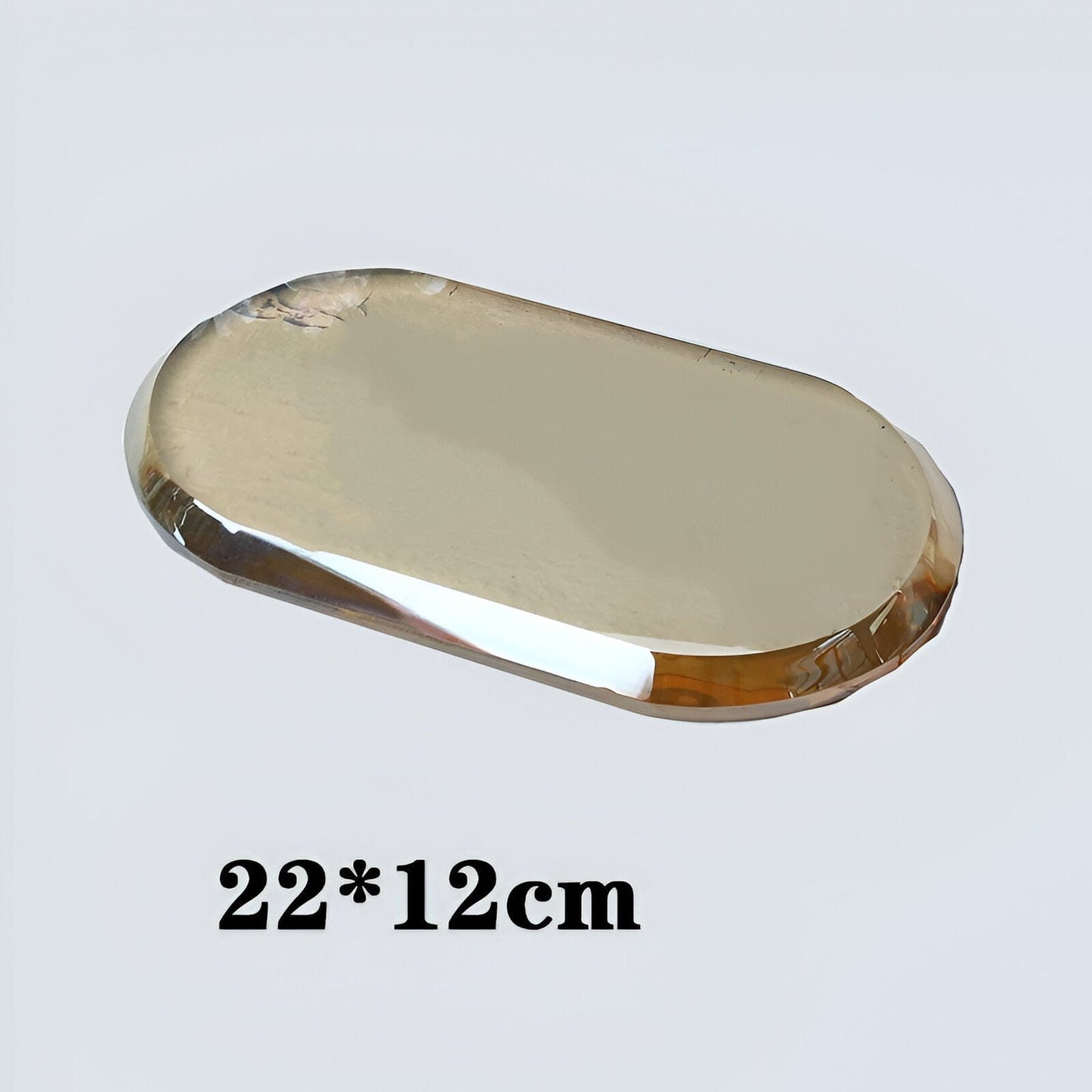 Ensemble d'accessoires en verre cristal pour salle de bain élégante