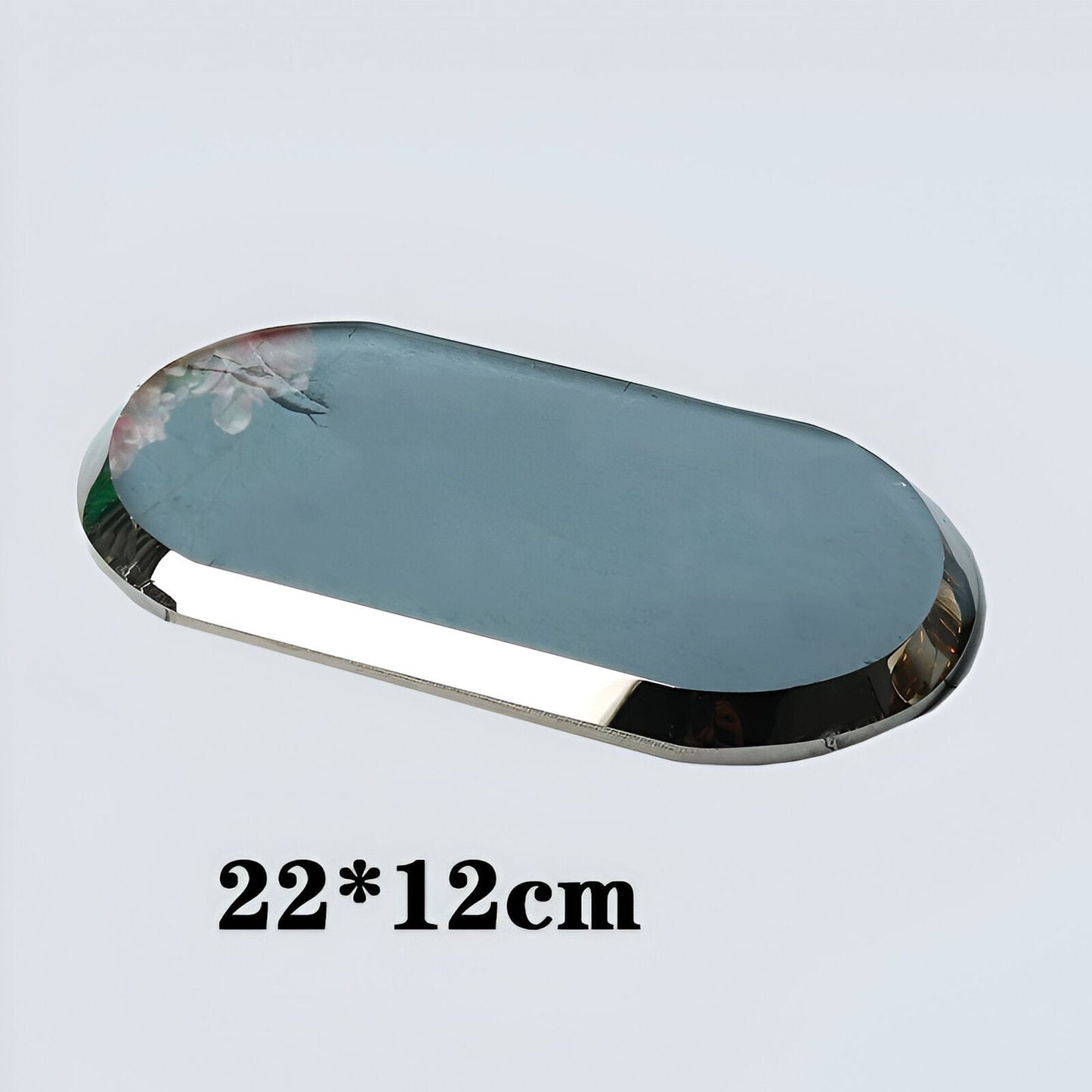 Ensemble d'accessoires en verre cristal pour salle de bain élégante