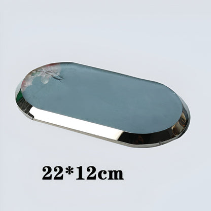 Ensemble d'accessoires en verre cristal pour salle de bain élégante