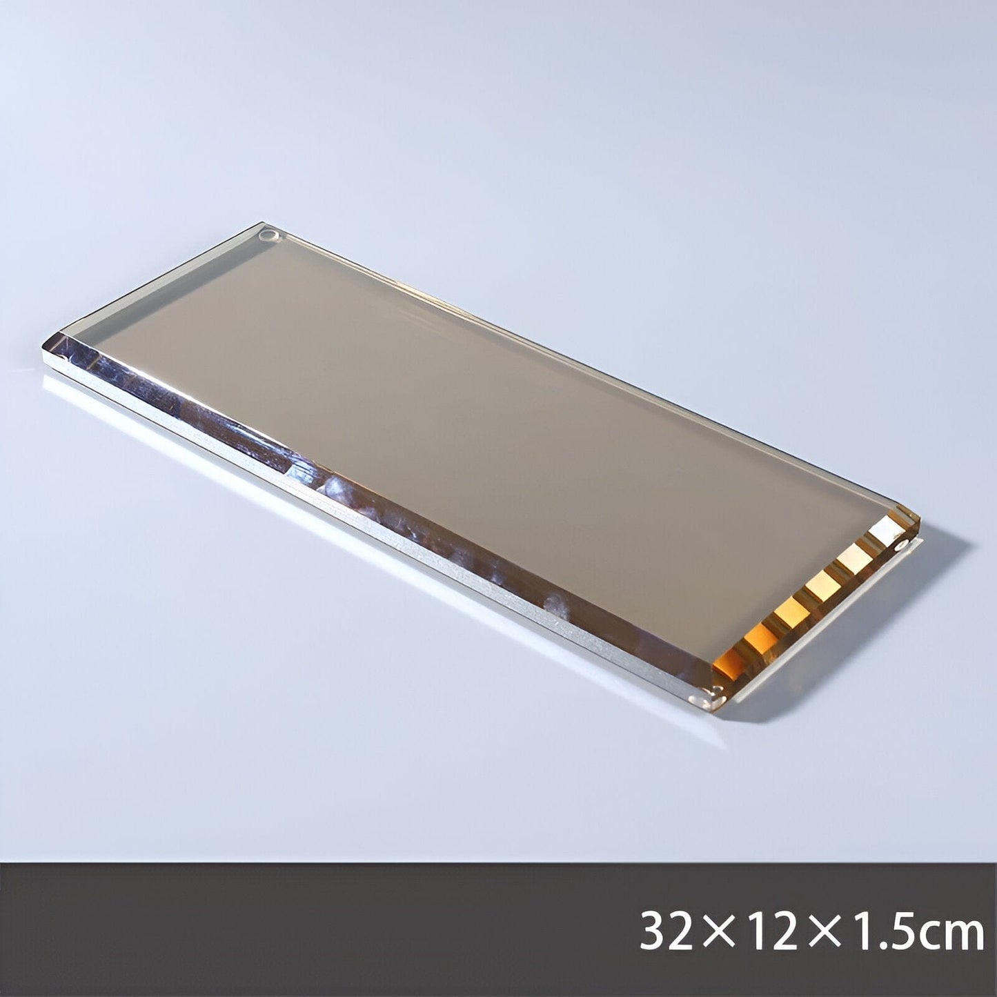 Ensemble d'accessoires en verre cristal pour salle de bain élégante