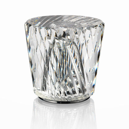 Lampe Cristal LED Rechargeable, Sans Fil, 3000K, Ø8cm