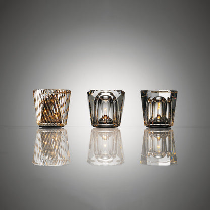 Lampe Cristal LED Rechargeable, Sans Fil, 3000K, Ø8cm