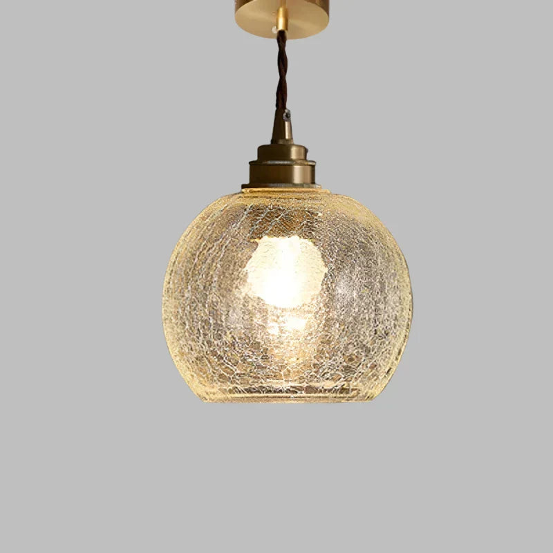 Suspension en Verre Cristal | Lampe Élégante pour Éclairage Raffiné