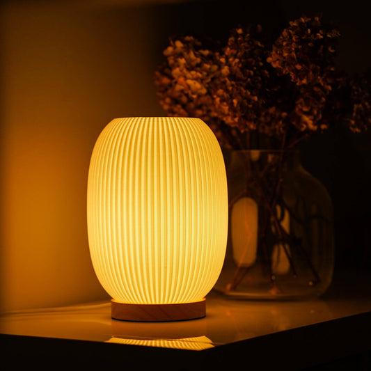 Lampe LED Ovale Design Scandinave Ambiance Tamisée