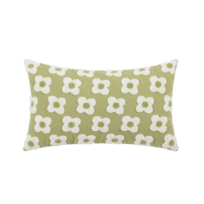 Daisy Embroidered – Housse de Coussin Fleurie Brodée