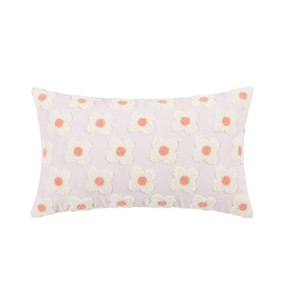 Daisy Embroidered – Housse de Coussin Fleurie Brodée