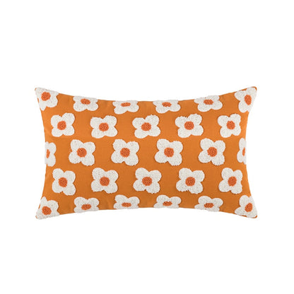 Daisy Embroidered – Housse de Coussin Fleurie Brodée
