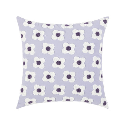 Daisy Embroidered – Housse de Coussin Fleurie Brodée