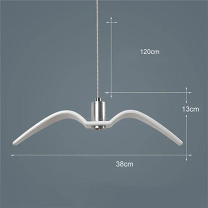 LumiOiseau - Suspension Luminaire Design Oiseau pour Salon et Salle à Manger