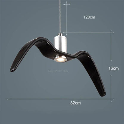 LumiOiseau - Suspension Luminaire Design Oiseau pour Salon et Salle à Manger