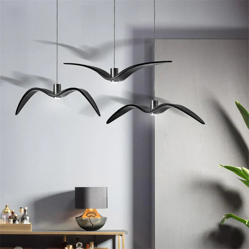 LumiOiseau - Suspension Luminaire Design Oiseau pour Salon et Salle à Manger