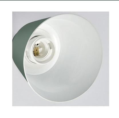 Suspension Devon – Lampe Cône en Aluminium et Bois