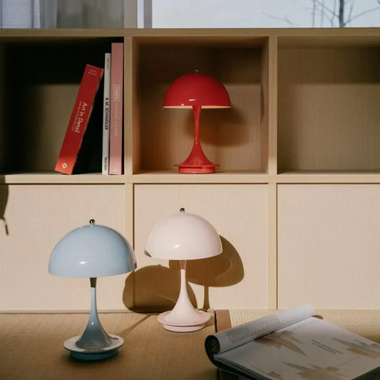NordicMush | Lampe Moderne Sans Fil au Design Scandinave Élégant