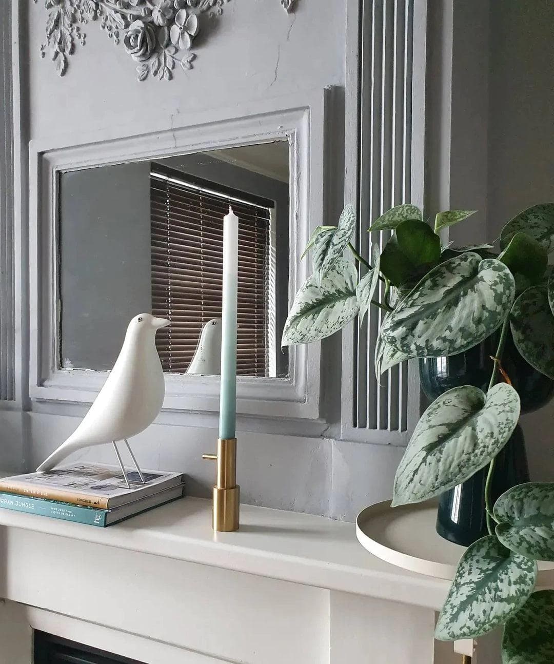 Oiseau Déco Eames House Style Folk Art – H28 cm