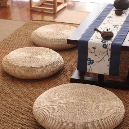 Coussins Tatami Japonais – Élégance Naturelle et Confort Méditatif