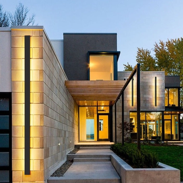 Applique murale extérieure Ellure – Éclairage LED dimmable pour espaces extérieurs élégants