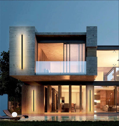 Applique murale extérieure Ellure – Éclairage LED dimmable pour espaces extérieurs élégants