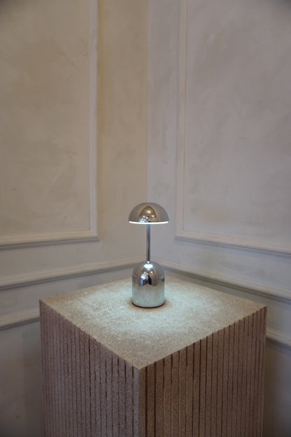 Lampe Sans Fil Edie, Métal Argent ou Or, Tactile