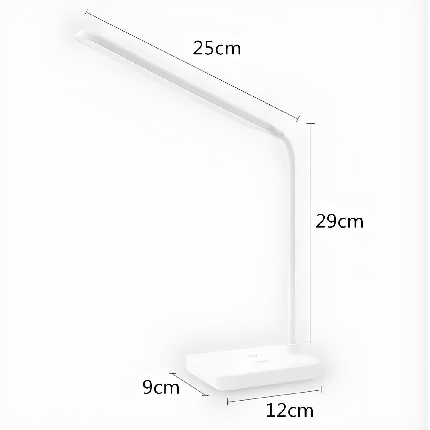 Lampe de Bureau Flexible – Rechargeable ou sur Secteur – Luminosité Réglable