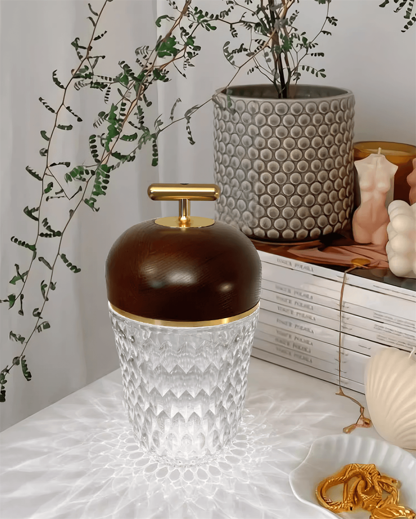 Lampe de Table Portable Folia | Éclairage Nomade et Élégant