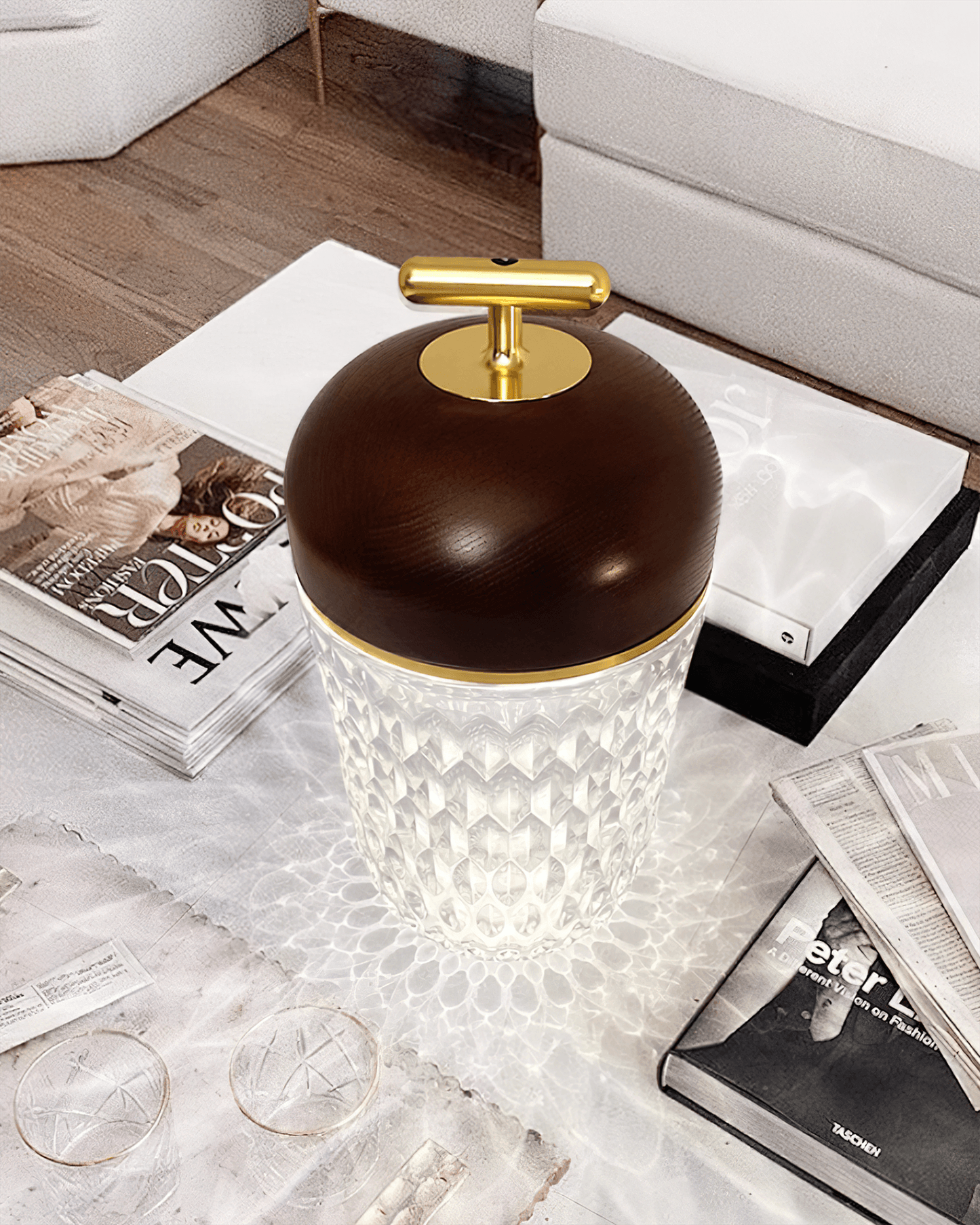 Lampe de Table Portable Folia | Éclairage Nomade et Élégant