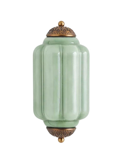 Applique Murale Vintage Verre Opalin Laiton Déco