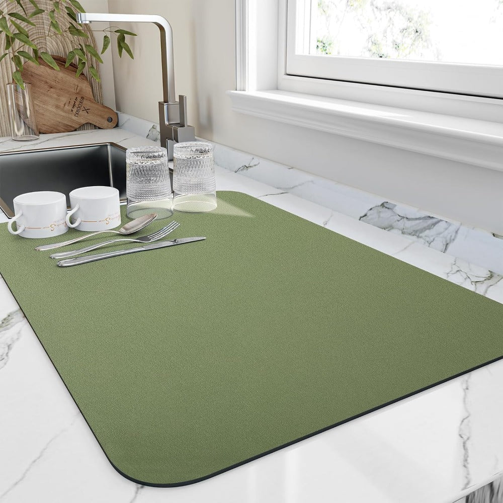 Tapis Égouttoir Cuisine, Séchage Rapide & Absorbant
