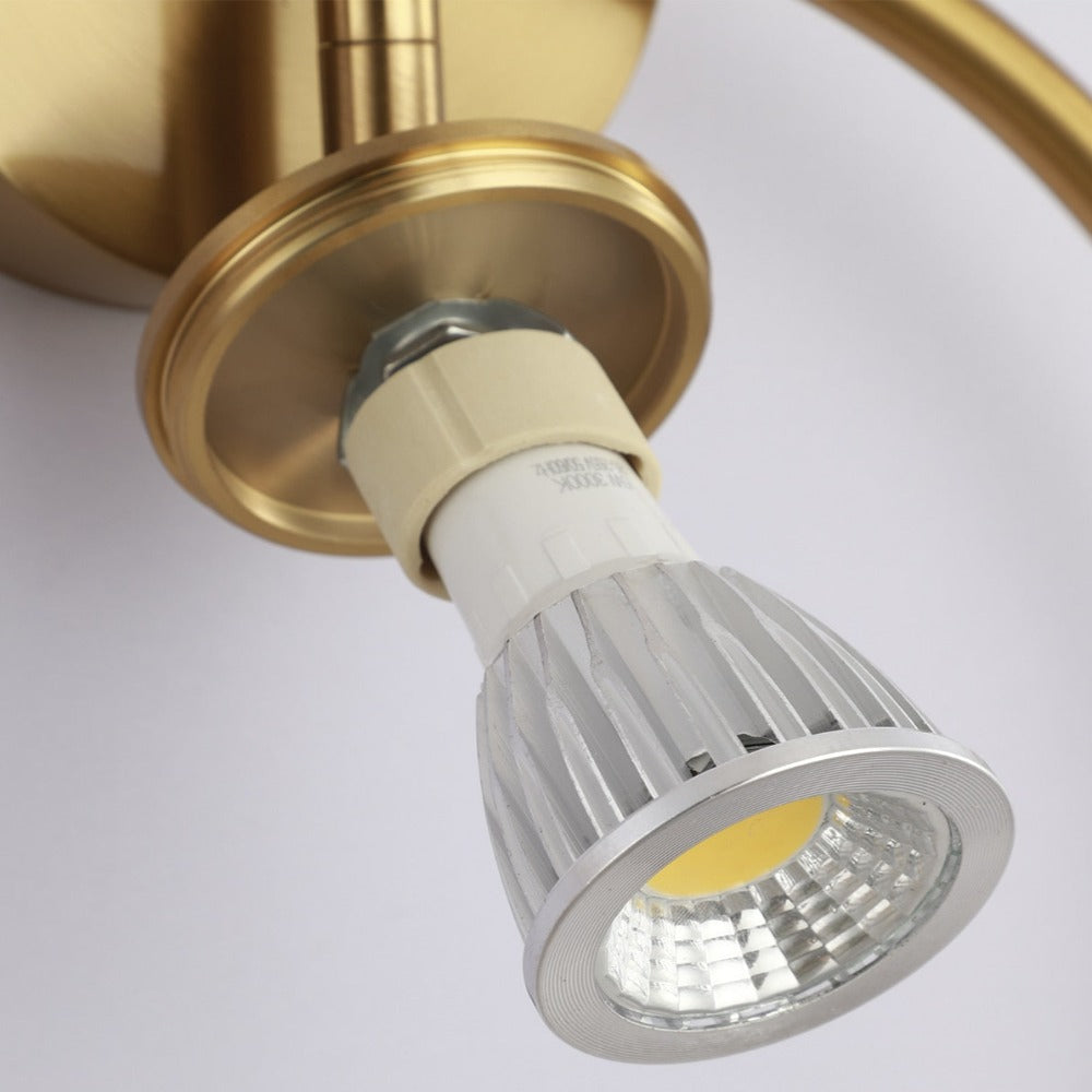 Applique murale LED DORA – Élégance dorée et fonctionnalité moderne pour vos espaces