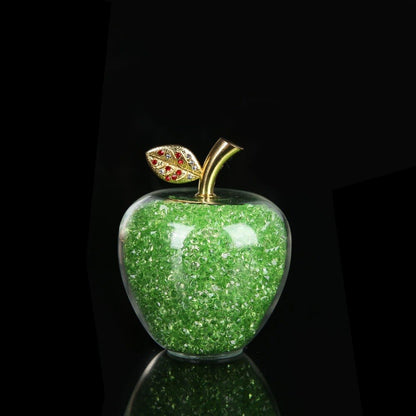 Pomme Décorative Cristal Verre Fait Main