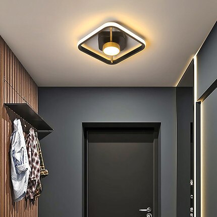 Plafonnier LED Moderne Doré Style Nordique Intérieur