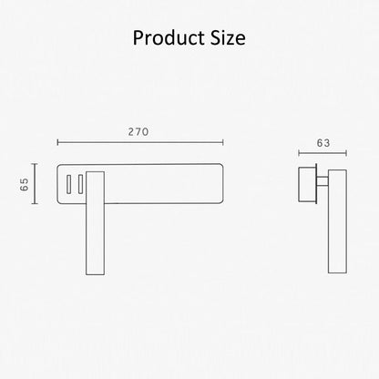 Applique Murale LED Pivotante, Lampe de Lecture Lit