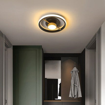 Plafonnier LED Moderne Doré Style Nordique Intérieur