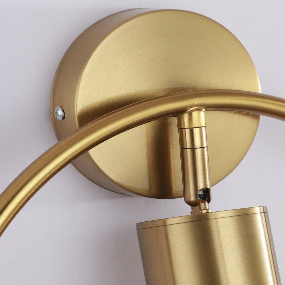 Applique murale LED DORA – Élégance dorée et fonctionnalité moderne pour vos espaces