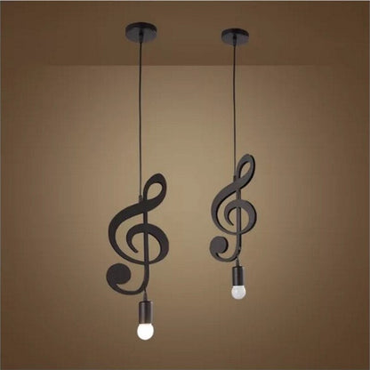 Suspension Nordique Moderne LYF Music Notes – Luminaire Créatif Inspiré de la Musique