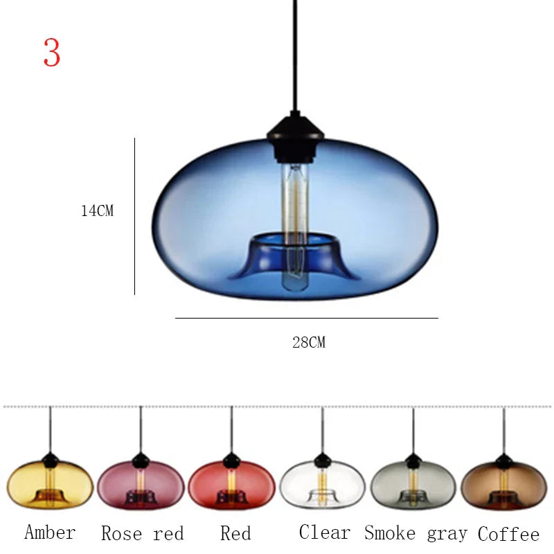 Suspension Nordique en Verre | Luminaire Élégant pour Décoration Intérieure