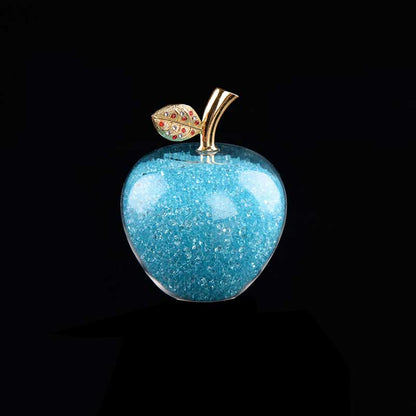Pomme Décorative Cristal Verre Fait Main