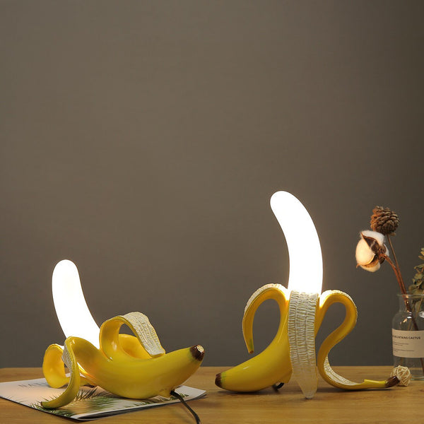 Lampes de Table Banana Lights – Élégance Art Déco et Touche Ludique