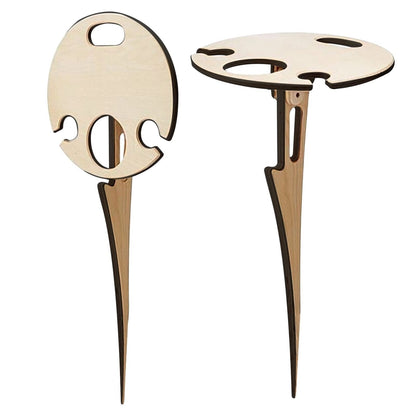 Table de Pique-Nique Extérieure en Bois – Élégance Nomade pour l'Été