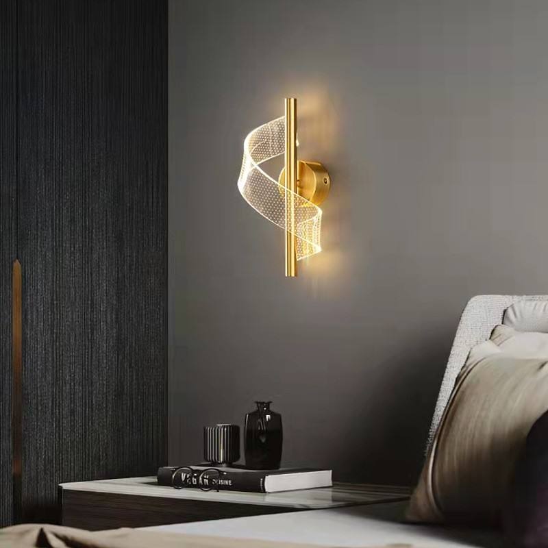Glasspilar Luxueuse Lampe Murale avec Chandelier en Verre Apportez Élégance et Style à Votre Intérieur