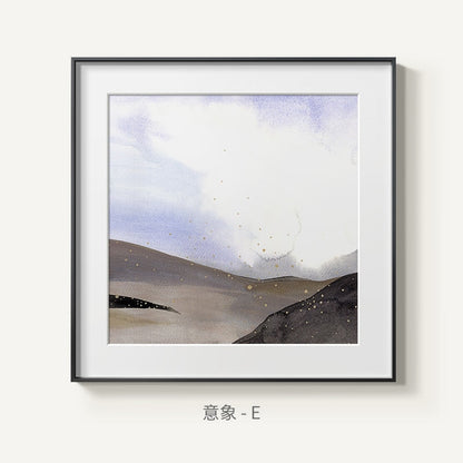 Toile Abstraite Moderne Carrée – Déco Murale Élégante
