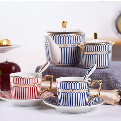 Collection de tasses à thé London – Élégance britannique en porcelaine fine