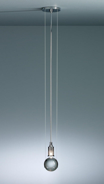 Suspension Globe Cristal – Laiton Doré Moderne