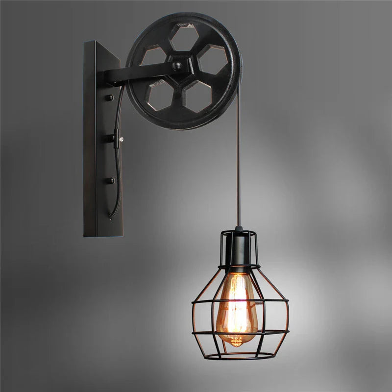 Applique Murale Vintage LED, Design Rétro pour Intérieur