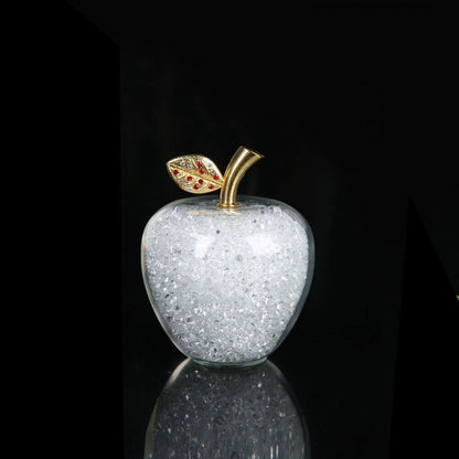 Pomme Décorative Cristal Verre Fait Main