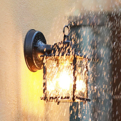 Applique Murale Extérieure Rétro – Charme Vintage et Éclairage LED Durable