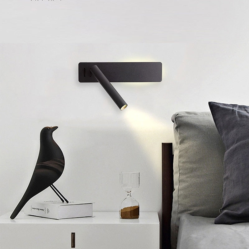 Applique Murale LED Pivotante, Lampe de Lecture Lit